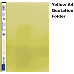 Marlin Yellow Quotation Folder 